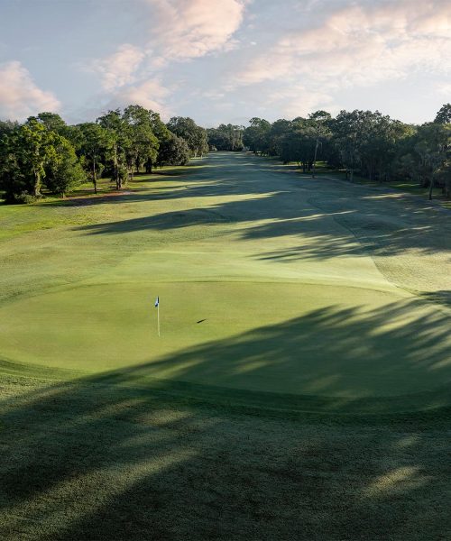 Julington Creek Golf Hole 5 Green View