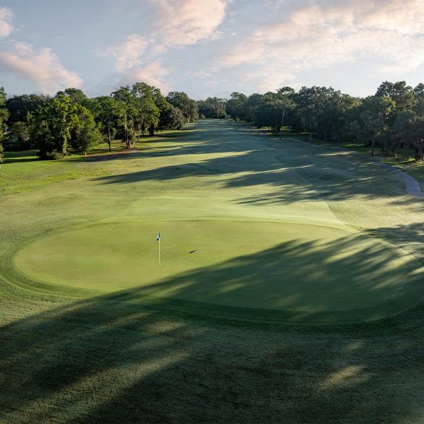 Julington Creek Golf Hole 5 Green View